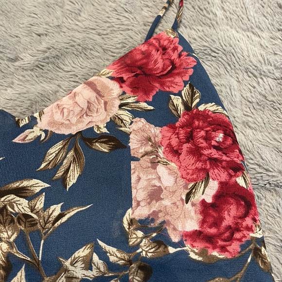 SHEIN | Floral Print Ruffled Mermaid Dress - Picture 14 of 15
